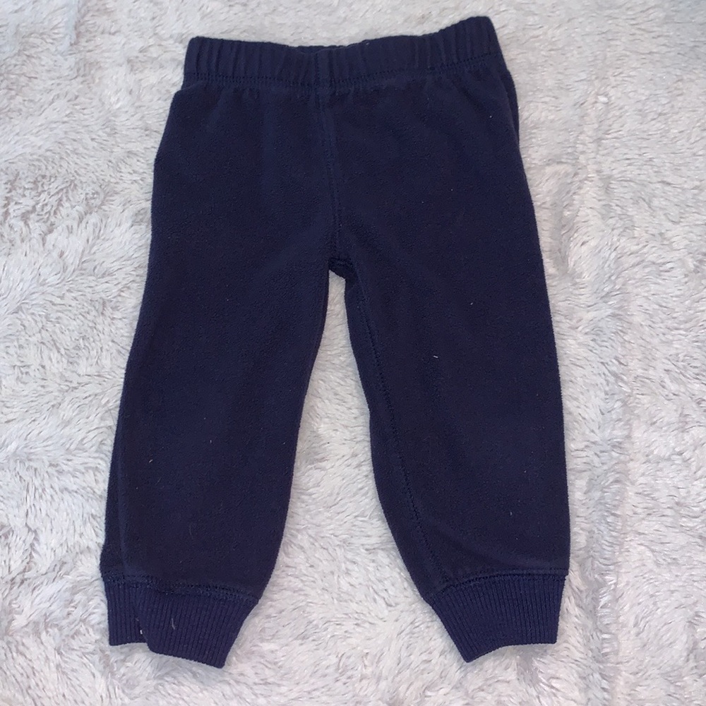 (3 for $10) carters fuzzy blue joggers